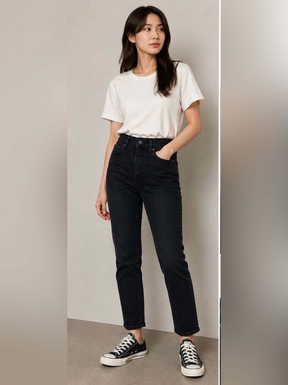Everlane Mid Rise Black Jeans Women’s Size 29